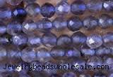 CTG753 15.5 inches 2mm faceted round tiny iolite gemstone beads