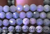 CTG775 15.5 inches 3mm faceted round tiny amazonite beads wholesale