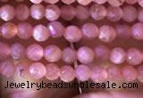 CTG810 15.5 inches 2mm faceted round tiny rhodochrosite beads