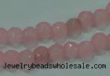 CTG86 15.5 inches 3mm faceted round tiny dyed white jade beads wholesale