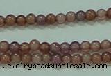 CTG89 15.5 inches 1.5mm round grade B tiny garnet beads wholesale