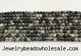 CTJ410 15.5 inches 4mm round black water jasper gemstone beads wholesale