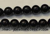 CTO103 15.5 inches 10mm round natural black tourmaline beads