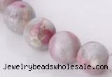 CTO18 15 inches 14mm round natural tourmaline beads wholesale