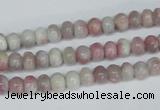 CTO201 15.5 inches 5*10mm rondelle pink tourmaline gemstone beads