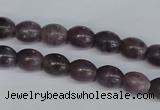 CTO230 15.5 inches 8*10mm rice tourmaline gemstone beads