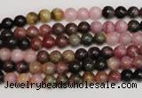 CTO371 15.5 inches 5mm round natural tourmaline gemstone beads