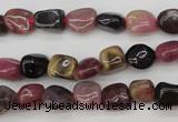 CTO381 15.5 inches 7*9mm natural tourmaline nuggets beads