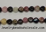 CTO39 15.5 inches 7*7mm heart natural tourmaline beads wholesale