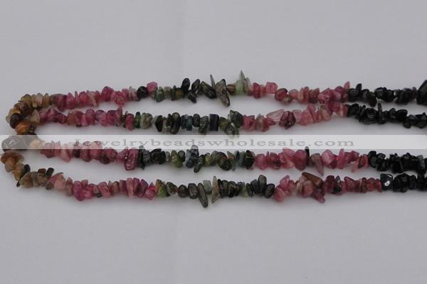 CTO394 15.5 inches 4*6mm - 5*8mm tourmaline chips gemstone beads