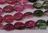 CTO420 15 inches 6*7mm oval natural tourmaline beads wholesale