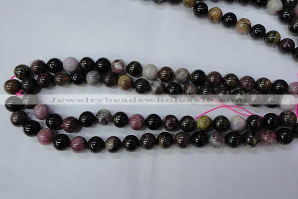 CTO456 15.5 inches 11mm round natural tourmaline gemstone beads