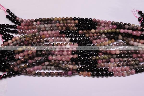 CTO55 15.5 inches 10mm round natural tourmaline gemstone beads