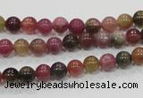 CTO62 15.5 inches 6mm round natural tourmaline gemstone beads