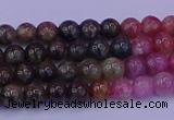 CTO622 15.5 inches 6mm round tourmaline gemstone beads wholesale