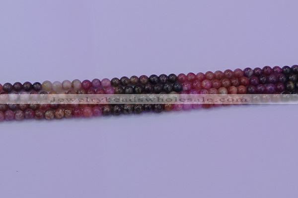 CTO622 15.5 inches 6mm round tourmaline gemstone beads wholesale