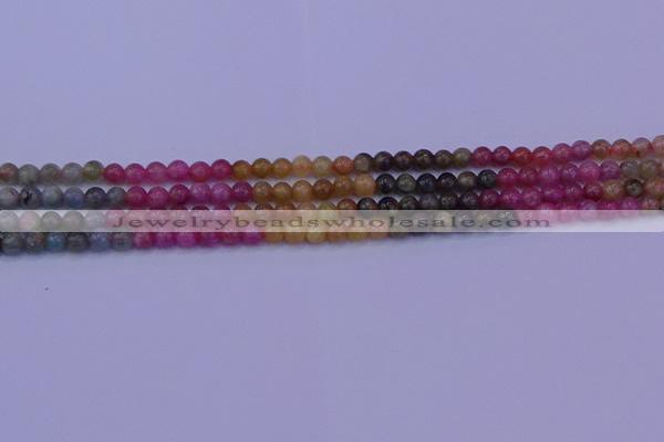 CTO632 15.5 inches 6mm round tourmaline gemstone beads wholesale