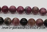 CTO64 15.5 inches 9mm round natural tourmaline gemstone beads