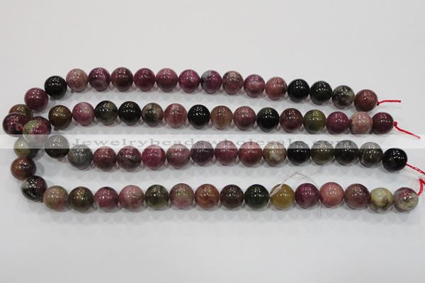 CTO64 15.5 inches 9mm round natural tourmaline gemstone beads