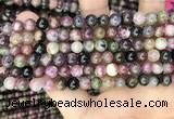 CTO671 15.5 inches 7mm round natural tourmaline beads wholesale