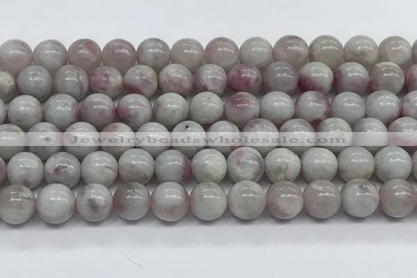 CTO693 15.5 inches 10mm round pink tourmaline gemstone beads