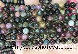 CTO696 15.5 inches 6mm round tourmaline gemstone beads