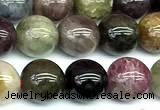 CTO732 15 inches 10mm round tourmaline gemstone beads