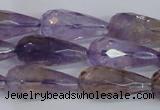 CTR300 15.5 inches 12*25mm faceted teardrop natural ametrine beads