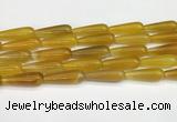 CTR415 15.5 inches 10*30mm teardrop agate beads wholesale