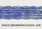 CTR425 15.5 inches 10*30mm teardrop agate beads wholesale