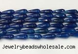 CTR442 15.5 inches 8*20mm faceted teardrop agate beads wholesale