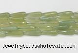 CTR459 15.5 inches 10*30mm faceted teardrop agate beads wholesale