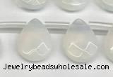 CTR674 Top drilled 10*14mm faceted briolette opalite beads wholesale