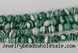 CTU1126 15.5 inches 6mm round synthetic turquoise beads wholesale