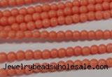 CTU1310 15.5 inches 3mm round synthetic turquoise beads