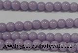 CTU1400 15.5 inches 3mm round synthetic turquoise beads