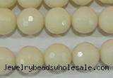 CTU1447 15.5 inches 16mm faceted round synthetic turquoise beads