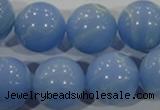 CTU1739 15.5 inches 20mm round synthetic turquoise beads