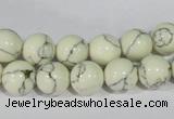 CTU1792 15.5 inches 6mm round synthetic turquoise beads