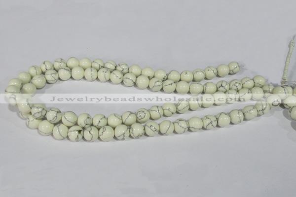 CTU1792 15.5 inches 6mm round synthetic turquoise beads