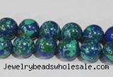 CTU1814 15.5 inches 10mm round synthetic turquoise beads