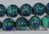 CTU1818 15.5 inches 18mm round synthetic turquoise beads