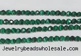 CTU1821 15.5 inches 4mm faceted round synthetic turquoise beads