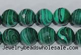 CTU1825 15.5 inches 12mm faceted round synthetic turquoise beads