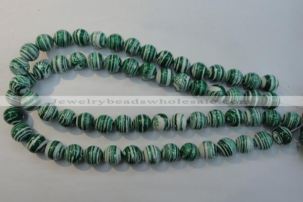 CTU2044 15.5 inches 12mm round synthetic turquoise beads