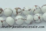 CTU211 16 inches 10mm round imitation turquoise beads wholesale