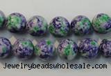 CTU2153 15.5 inches 10mm round synthetic turquoise beads