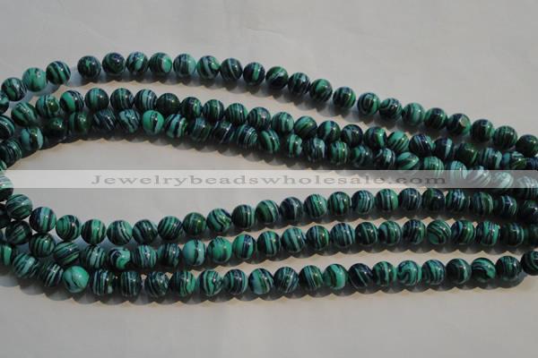 CTU2405 15.5 inches 10mm round synthetic turquoise beads