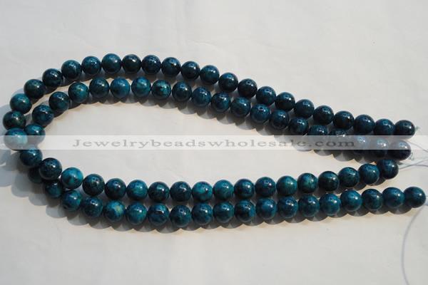 CTU2413 15.5 inches 10mm round synthetic turquoise beads