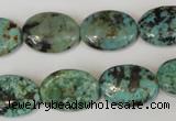 CTU2476 15.5 inches 13*18mm oval African turquoise beads wholesale